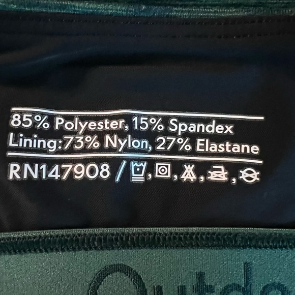 Outdoor Voices Green Athletic Bralette Size Small - Picture 3 of 6